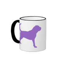 Bloodhound (purple) coffee mug
