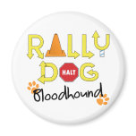 Bloodhound Rally Dog magnets