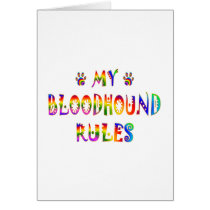 Bloodhound Rules Fun Cards