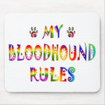 Bloodhound Rules Fun mousepads