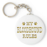 Bloodhound Rules Gold Keychains