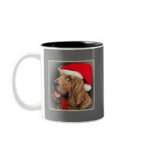 Bloodhound Santa Gifts Mug