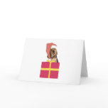 Bloodhound Santa Hat