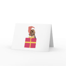 Bloodhound Santa Hat