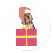 Bloodhound Santa Hat