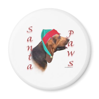 Bloodhound Santa Paws by GreyWolfCreation