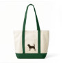 Bloodhound Silhouette Canvas Bags