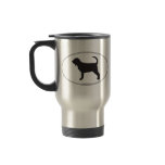 Bloodhound Silhouette Coffee Mugs