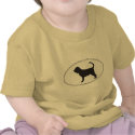 Bloodhound Silhouette t-shirts