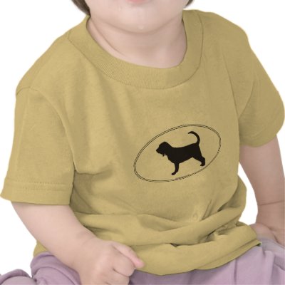 Bloodhound Silhouette Shirt by dogwiregifts