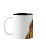 Bloodhound (St. Hubert Hound) with closed eyes, Coffee Mug