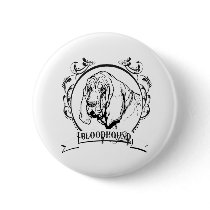 Bloodhound T-shirt Pinback Buttons