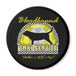 Bloodhound Taxi Service Fridge Magnets