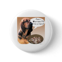 Bloodhound Turkey - Button
