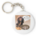 Bloodhound Turkey Keychain