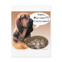 Bloodhound Turkey Post Cards