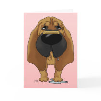 Bloodhound Valentine Cards