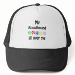 Bloodhound Walks Design Trucker Hats