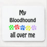 Bloodhound Walks Design Mouse Pad