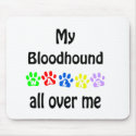 Bloodhound Walks Design mousepads