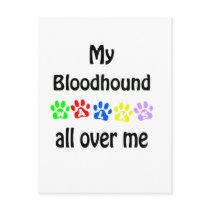 Bloodhound Walks Design Postcards