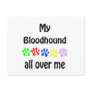 Bloodhound Walks Design Post Cards