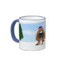 Bloodhound Winter Scene Mug
