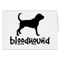 Bloodhound With Cool Text