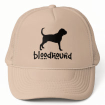 Bloodhound With Cool Text