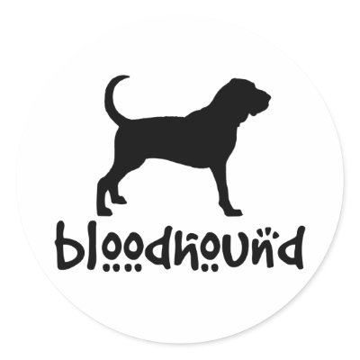Bloodhound With Cool Text by dogsandhorses