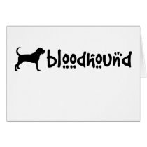 Bloodhound With Cool Text (wide)