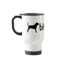 Bloodhound With Cool Text (wide) Mugs