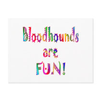 Bloodhounds are Fun Post Cards