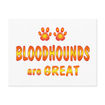Bloodhounds are Great Postcard