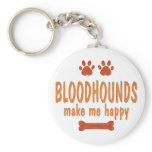 Bloodhounds Make Me Happy Key Chain