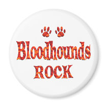 Bloodhounds Rock Refrigerator Magnet