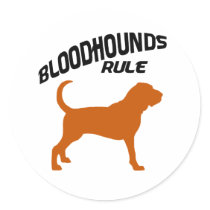 Bloodhounds Rule Stickers
