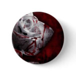 Bloodstained White Rose Pin