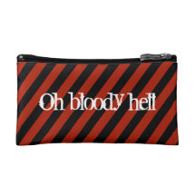 Bloody bag makeup bags