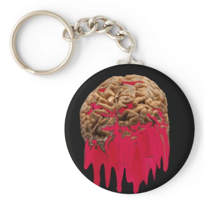 bloody-brain-keyring by spootakular