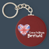 Bloody British keychains