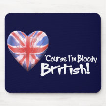Bloody British Mousepads