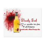 Bloody Bud Drink Recipe postcards