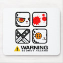 BLOODY BUNNY MOUSEPAD