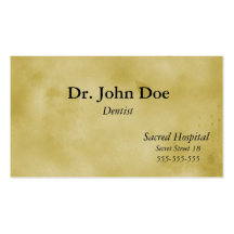 Bloody Business Card