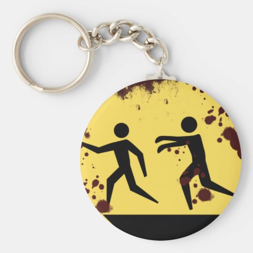 Bloody Fast Moving Zombies Keychain