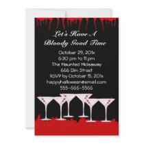 Bloody Good Time Halloween Invitation