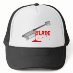 Bloody Halloween Bass Guitar Trucker Hats