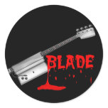 Bloody Halloween Bass Guitar stickers