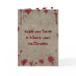 Bloody Halloween Card